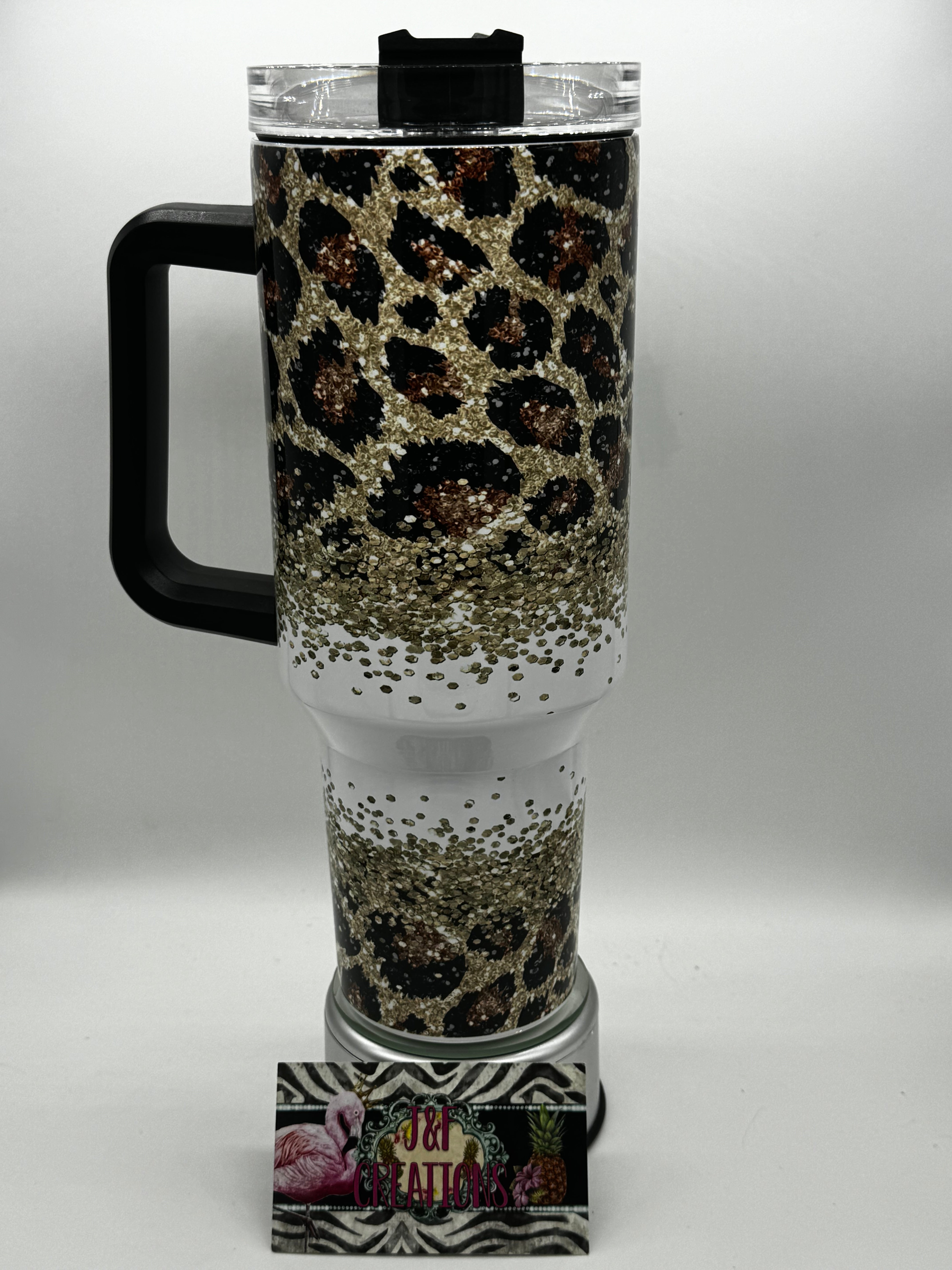 40 oz Cheetah Tumbler