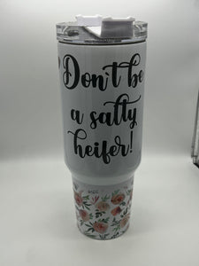 40 oz Salty Hiefer Tumbler