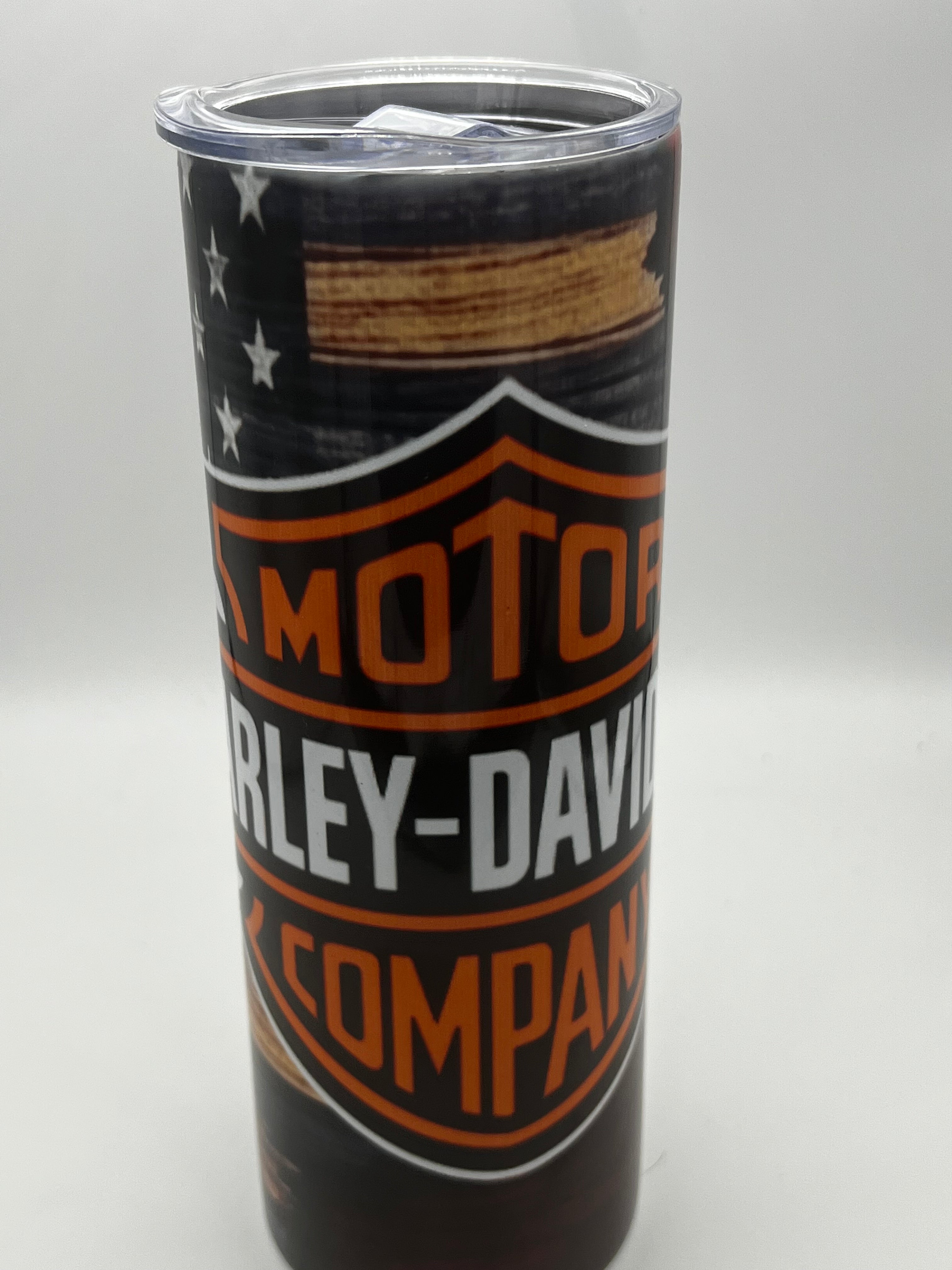 Harley Flag 20 oz Tumbler!