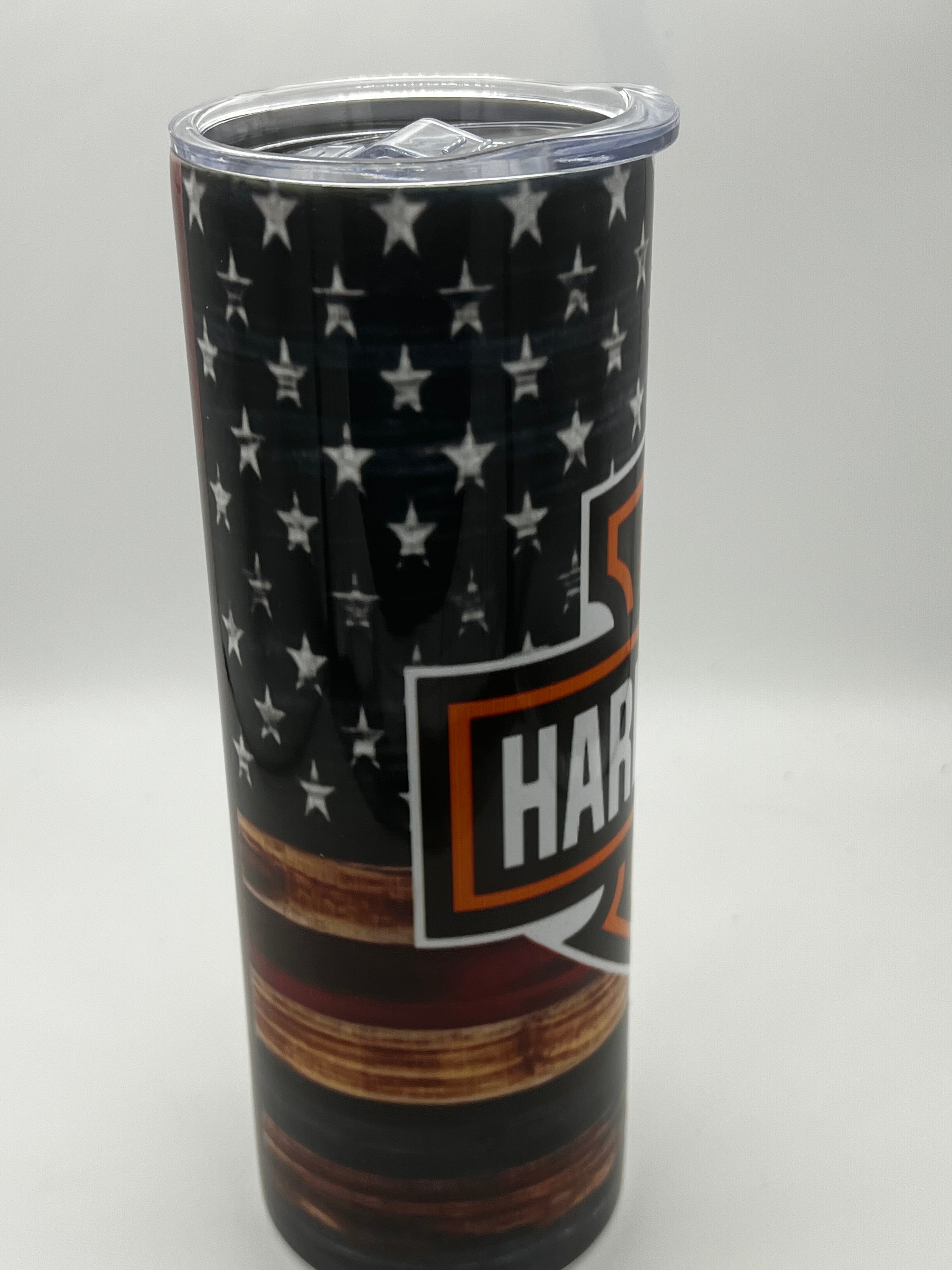 Harley Flag 20 oz Tumbler!