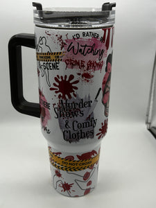 40 oz True Crime Tumbler