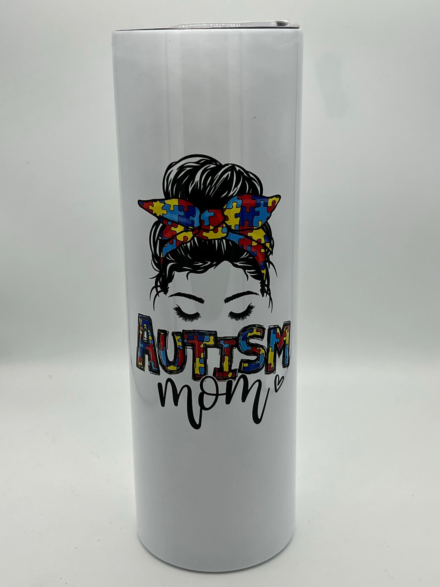 Autism Mom 20 oz Tumbler!