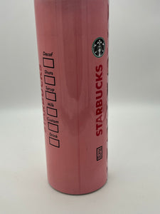 Pink Cheetah Starbucks 20 oz. Tumbler