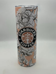 Flower Starbucks 20 oz. Tumbler