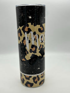 Mama Black Cheetah 20 oz. Tumbler