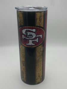 San Francisco 49ers 20 oz Tumbler!