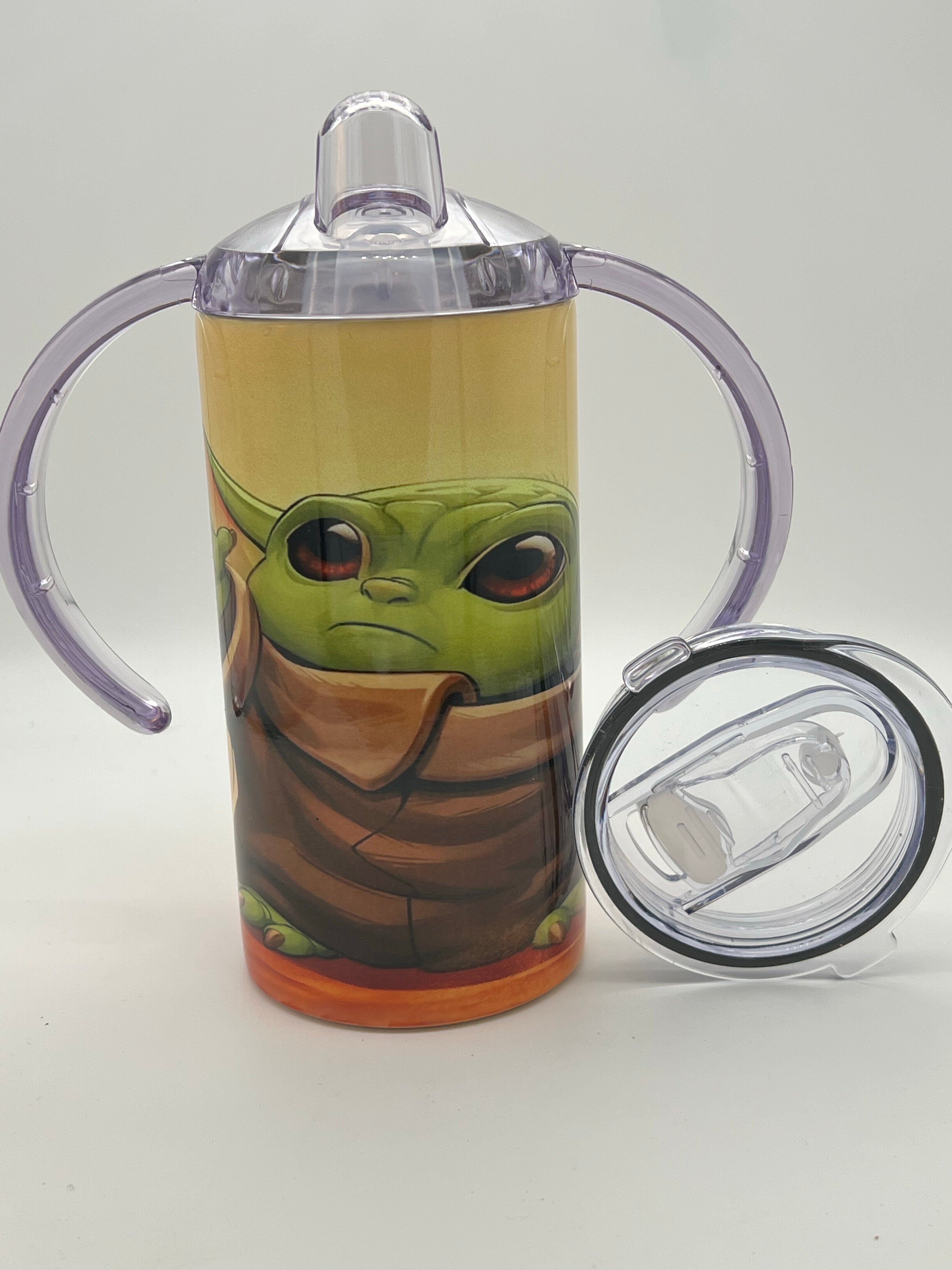 Baby Yoda 12 oz Sippy Cup