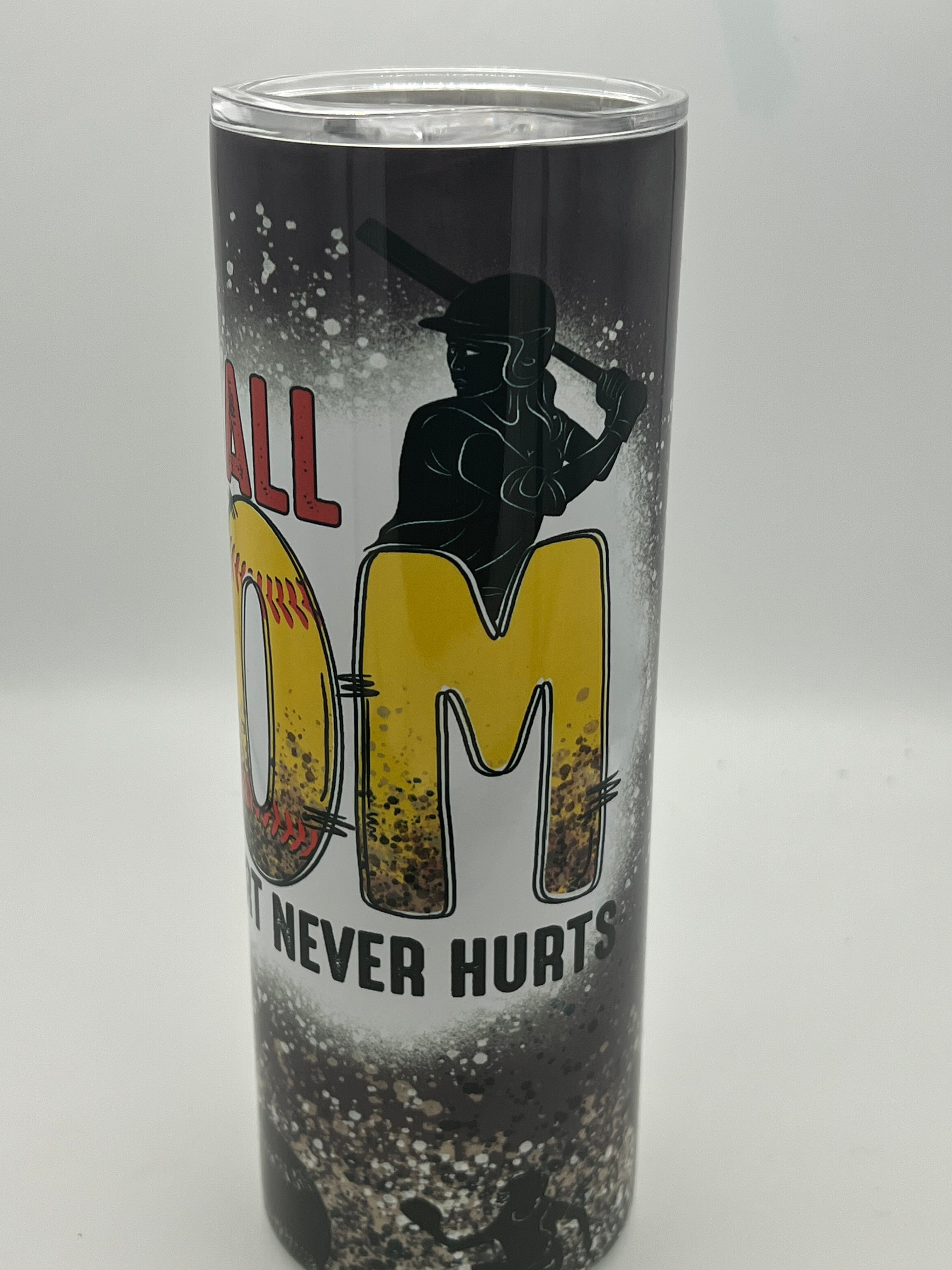 Softball Mom dirt  tumbler 20 oz Tumbler!