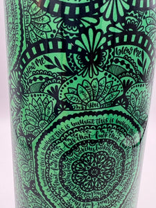 Swear word mandala 20oz tumbler