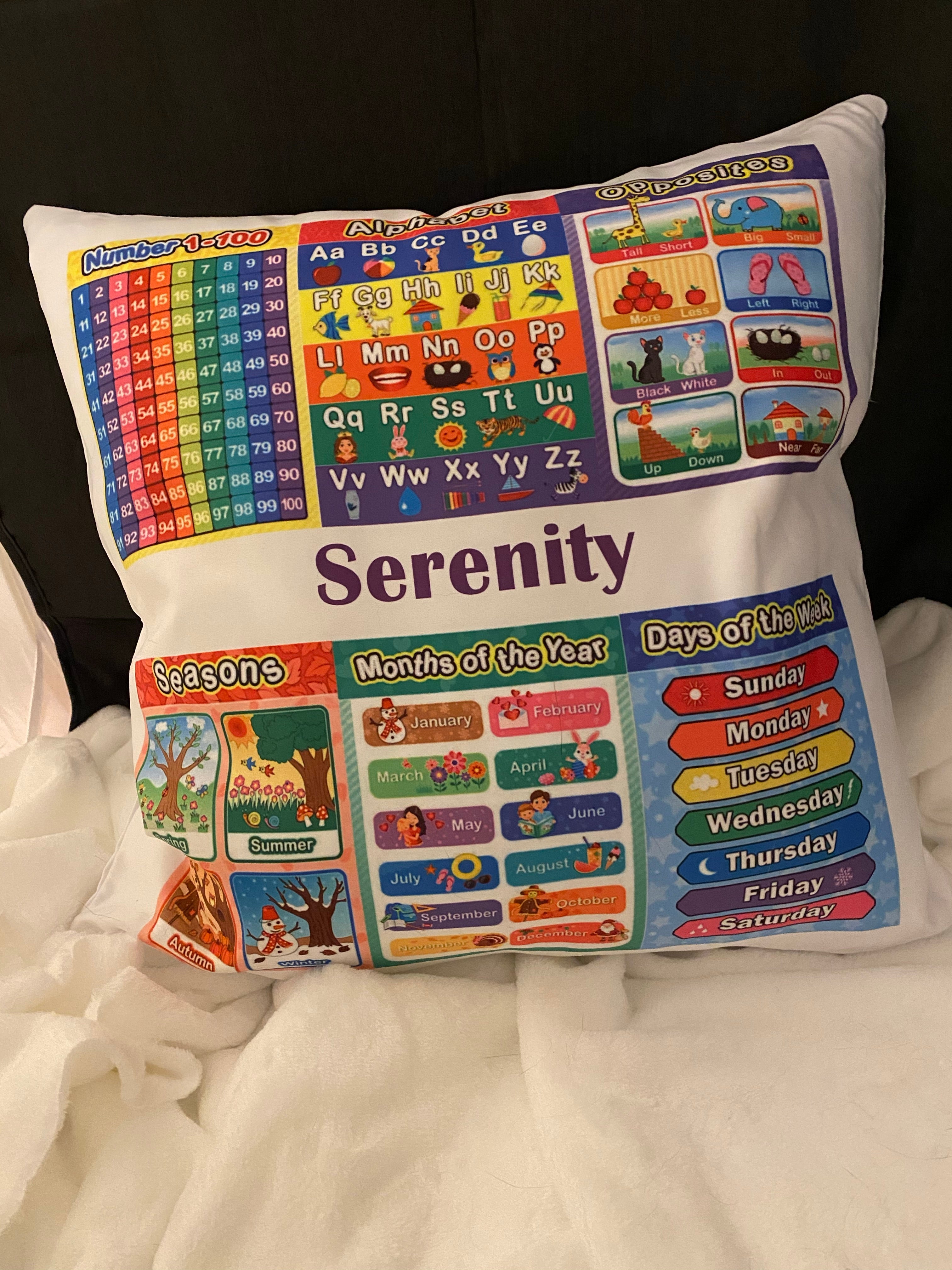 Kids Learning Pillow